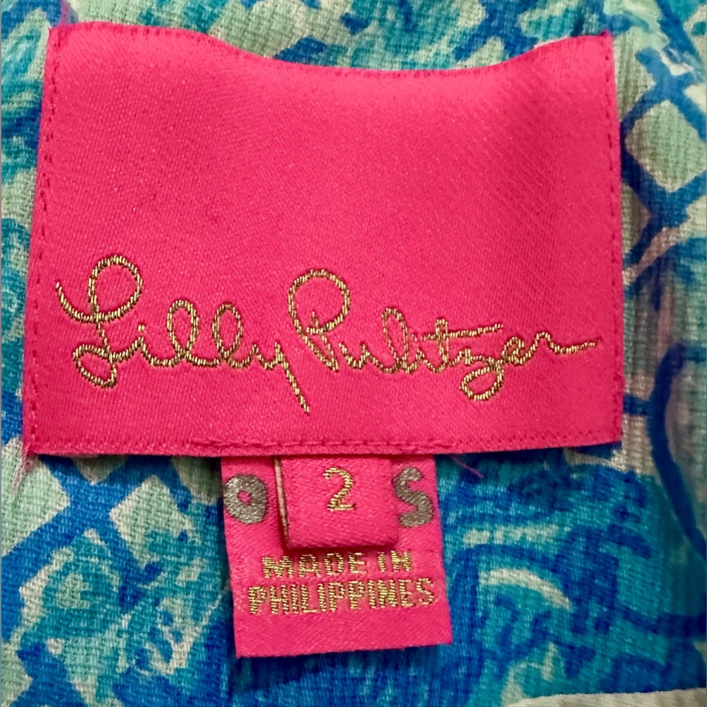 Lilly Pulitzer Sleeveless Pearl Stretch Toile Me About It Mini Shift Dress - Picture 8 of 9